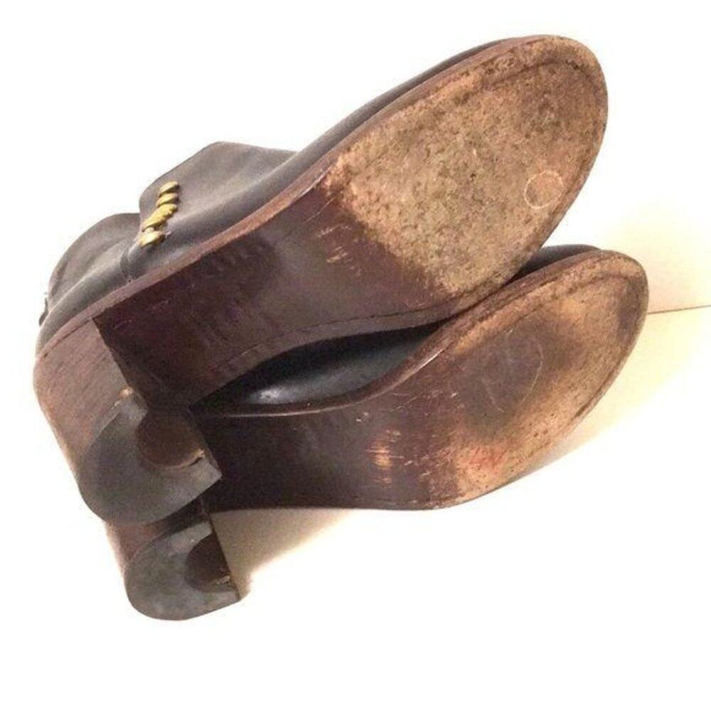 Rag & Bone Ankle boots black studded leather sz - Picture 6 of 8